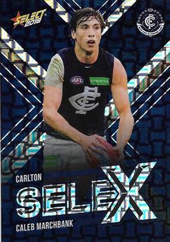 2018 Select Footy Stars - Selex #SX17 Caleb Marchbank Front